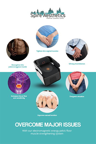 Image of EMS chair to treat Urine leakage Shoreham by Sea from Spire Aesthetics